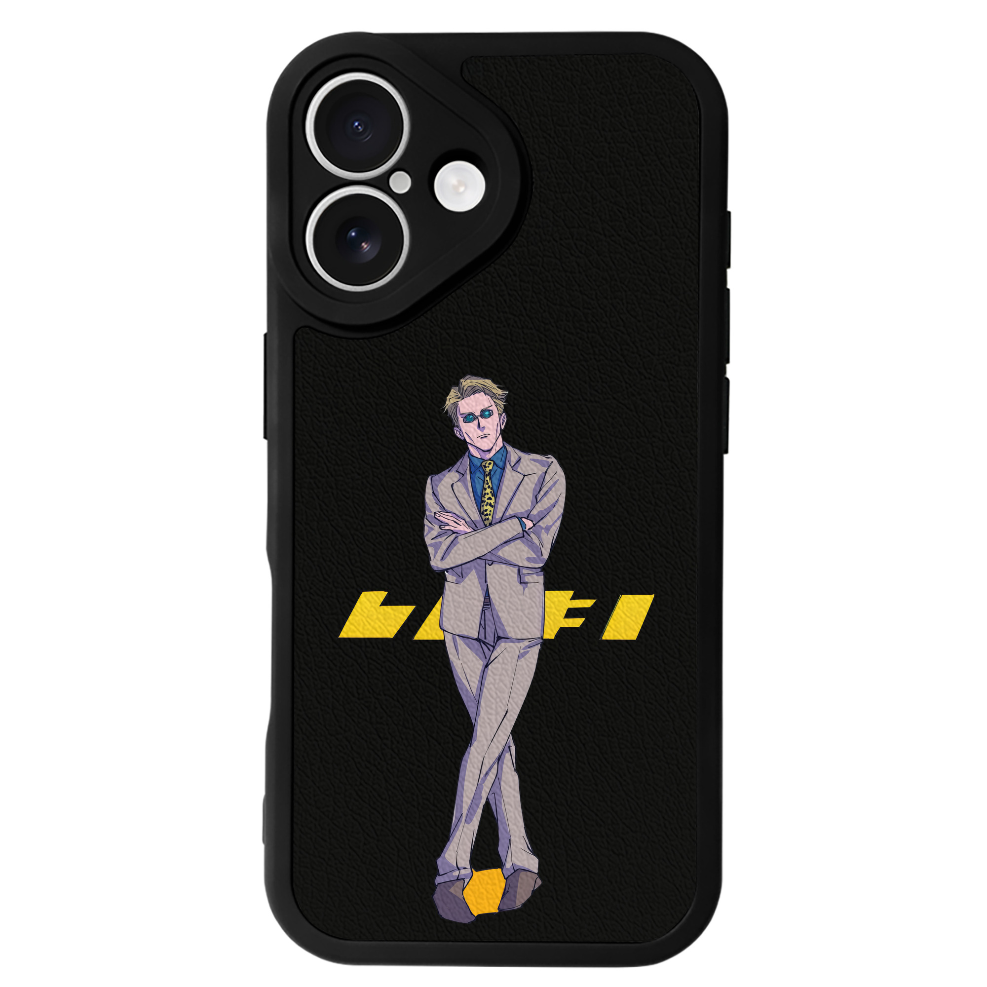 （画像用） 呪術廻戦 Jujutsu Kaisen 【iPhone 16シリーズ対応】シリコンスマホケース（レザー調） 材質：シリコン
